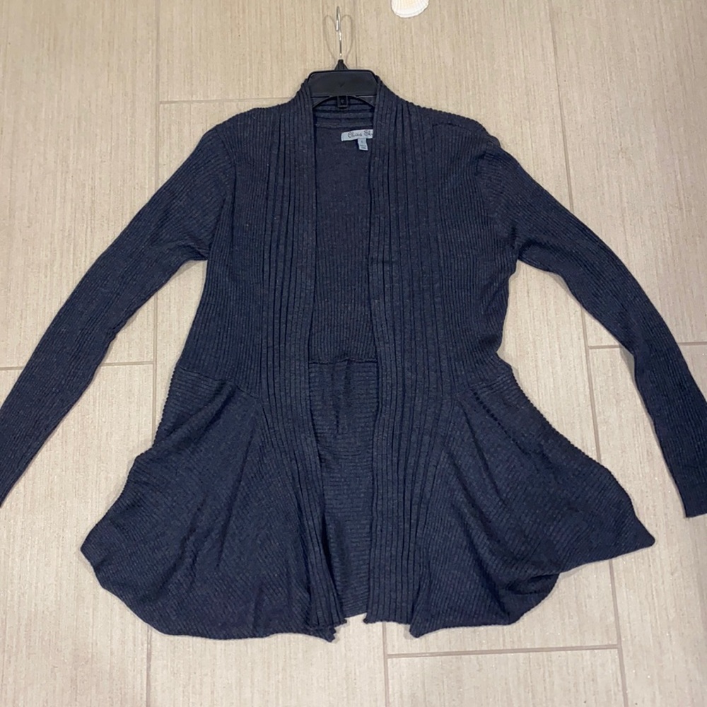 Olivia Sky Grey Sweater Size Large